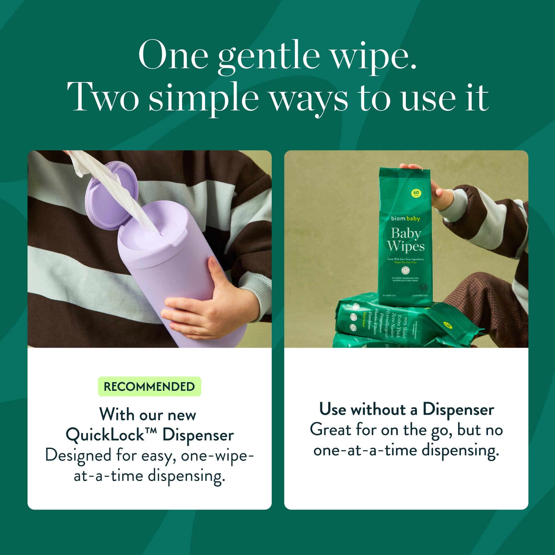 Baby One Handed Wipe Kit
