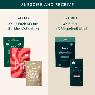 Limited Edition biom Holiday Bundle Subscribe & Save
