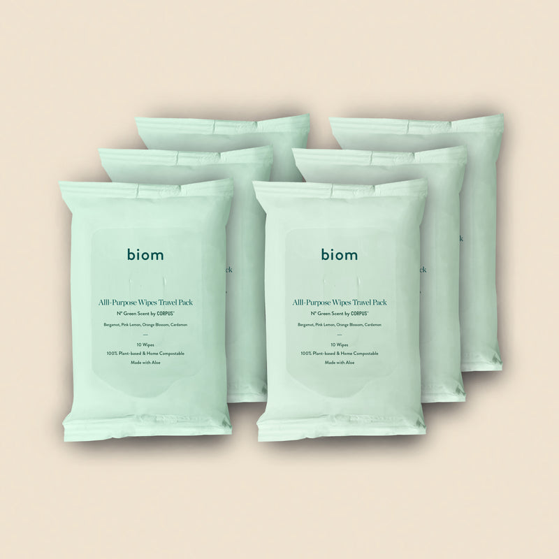 biom x CORPUS® All-Purpose Wipes - Travel Packs