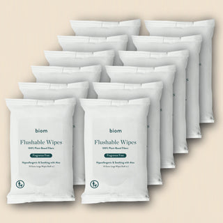 Flushable Wipes   Travel Packs
