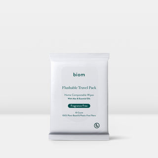 Flushable Wipes   Travel Packs
