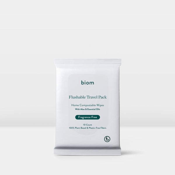 Flushable Wipes - Travel Packs