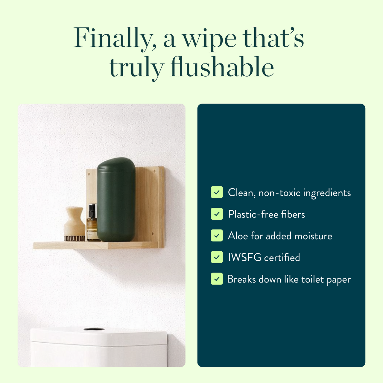 Flushable Wipes Starter Kit
