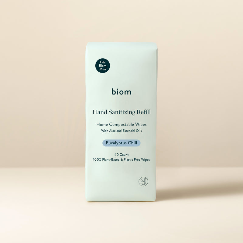 Hand Sanitizing Wipes - Biom Mini™ Refills (Casepack - 12 Units)
