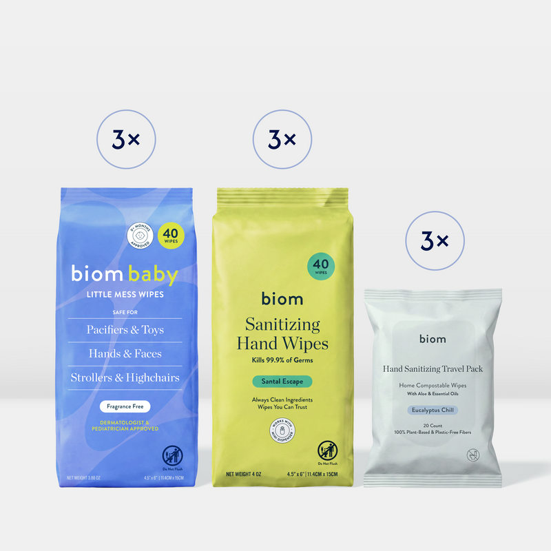 On-The-Go Baby & Little Ones Starter Kit kit contents