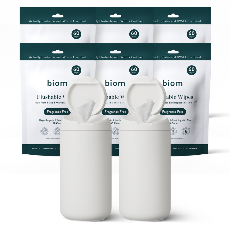 Flushable Wipes Starter Kit